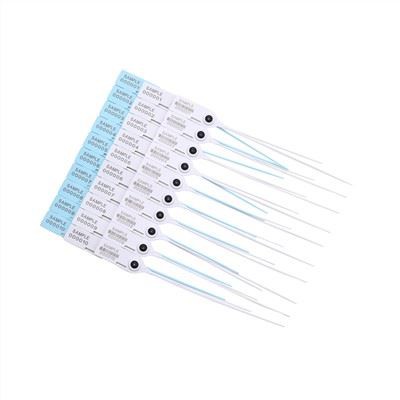 Sellos de seguridad de plástico de etiqueta de desgarro simple